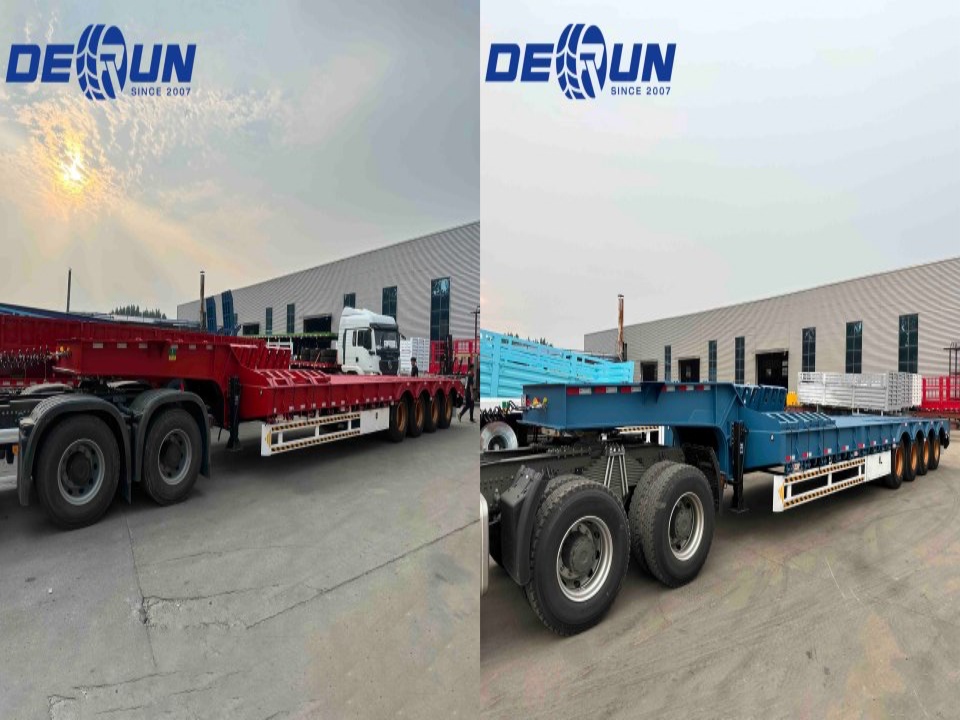 Derun 4 Axle Lowbed Yarı Trailer Başarılı Limana doğru yola çıktı