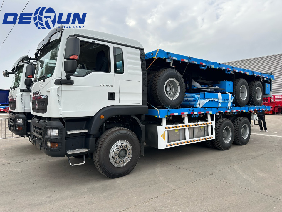 Üç set HOWO TX 400 beygir gücü römorku Somali'ye gönderilecek