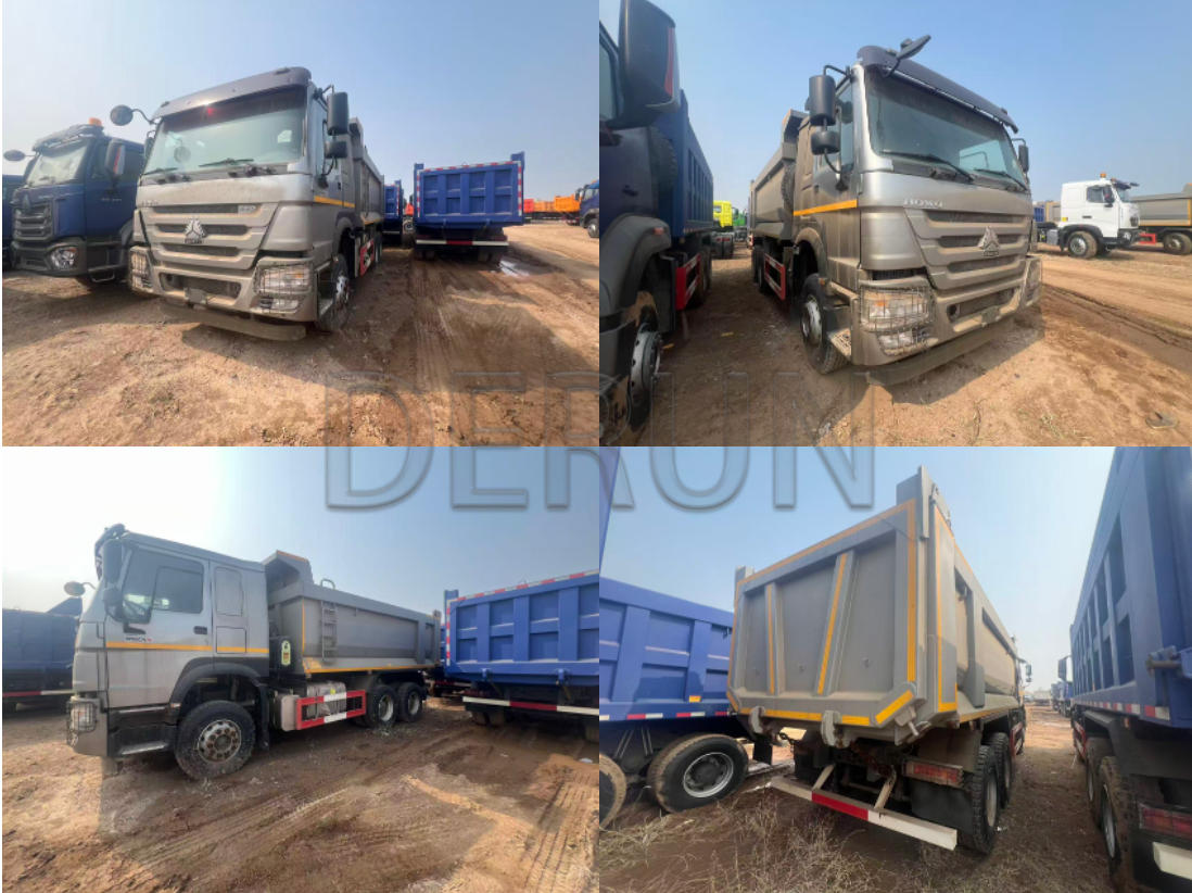 SINOTRUK HOWO 6x4 Damperli kamyon Cezayir'e Başarıyla Gönderildi