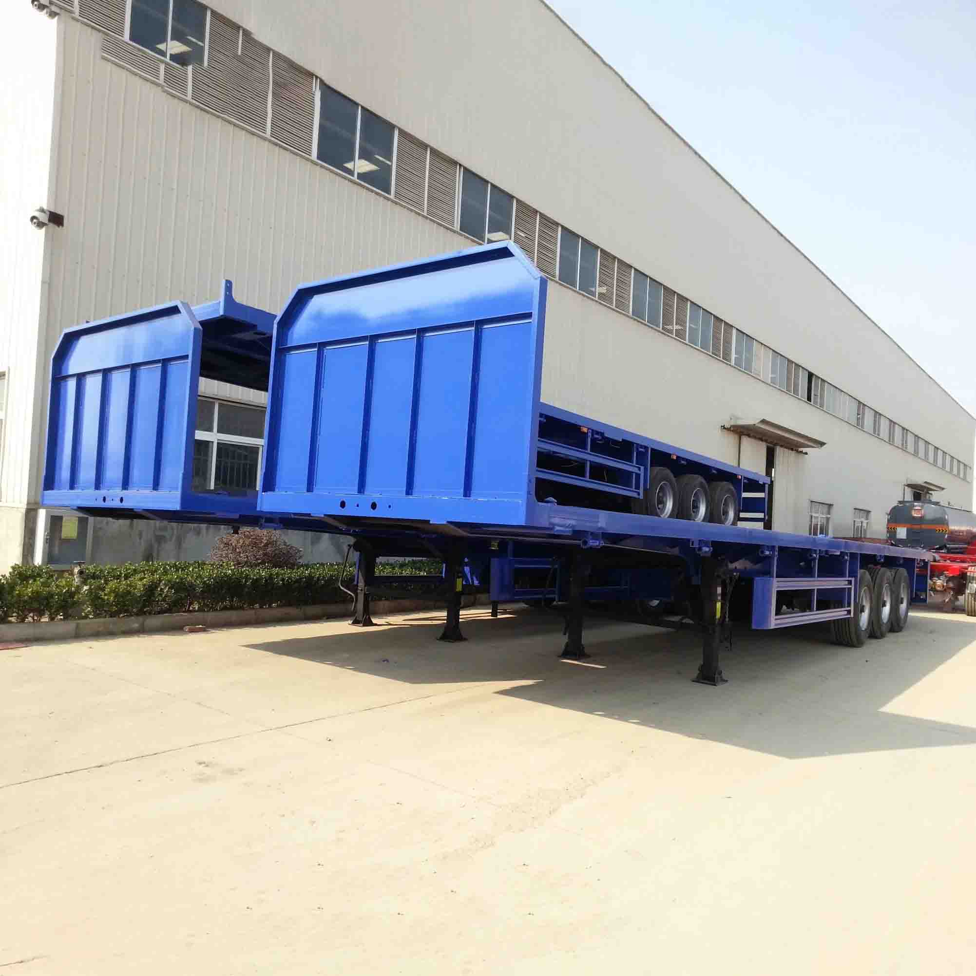 Ön paneli Derun Flatbed yarı römork