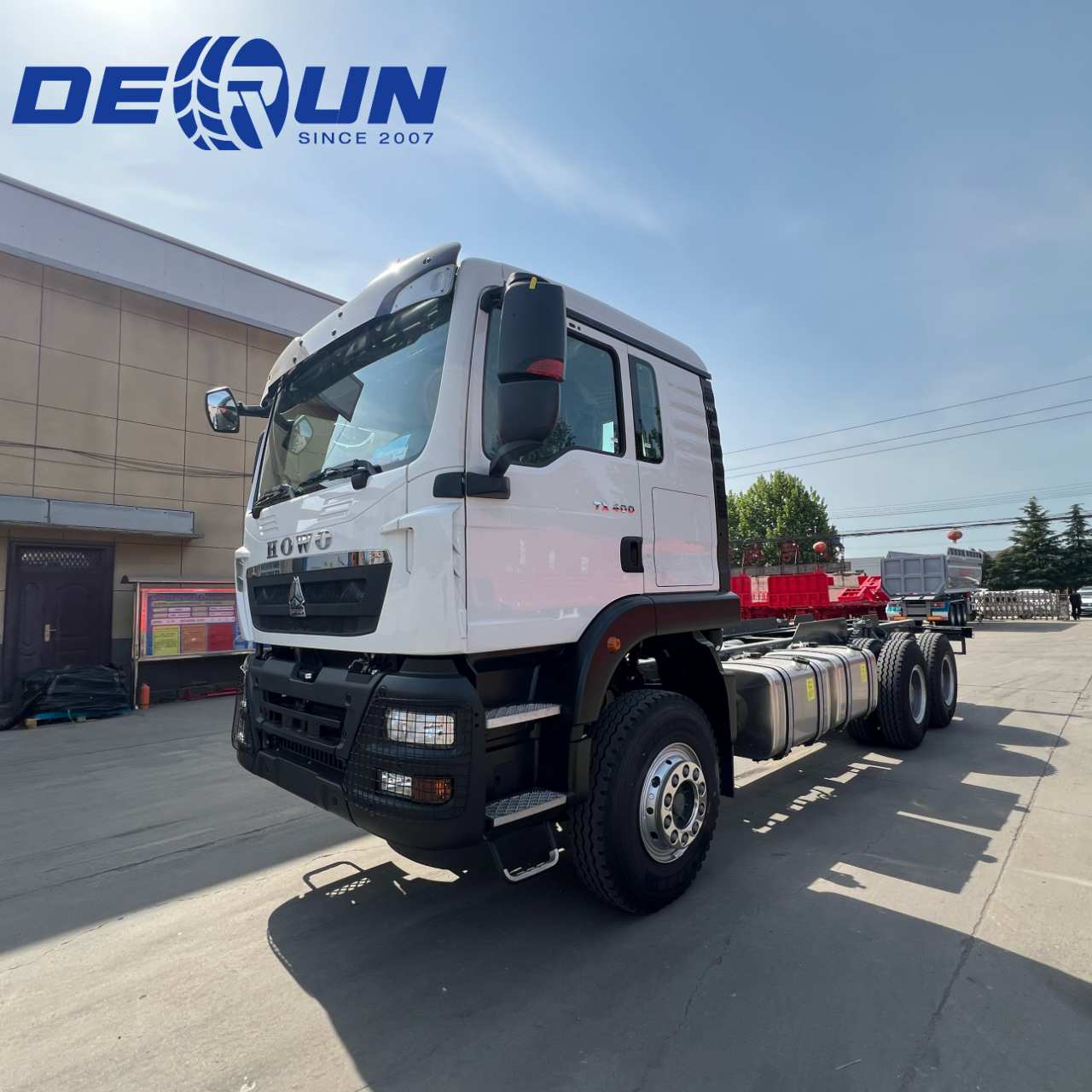 Etiyopya için Sinotruk Howo 6x4 Tx Kargo Şasi Kamyonu