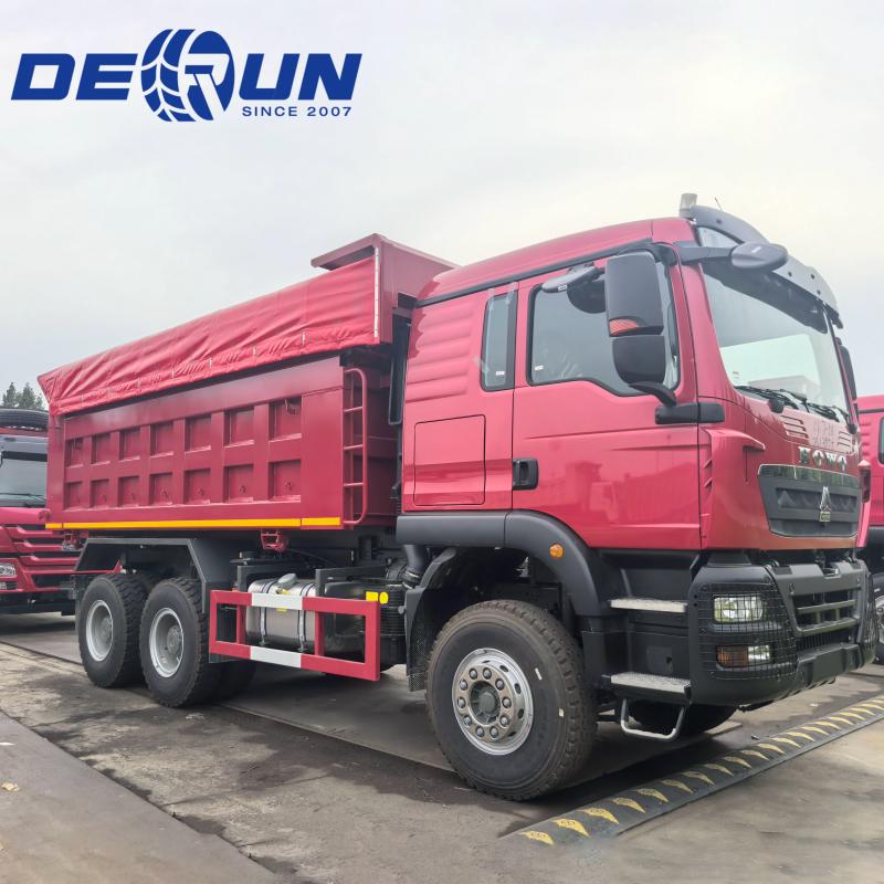 Sinotruk Howo TX 6x4 336HP Etiyopya ve Cibuti İçin Damperli Kamyon