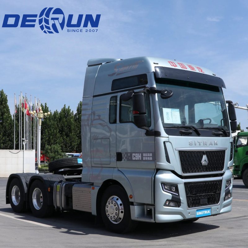 Sinotruk Sitrak 6x4 10 Tekerlek Kafa Traktör Kamyonu Prime Taşıyıcı